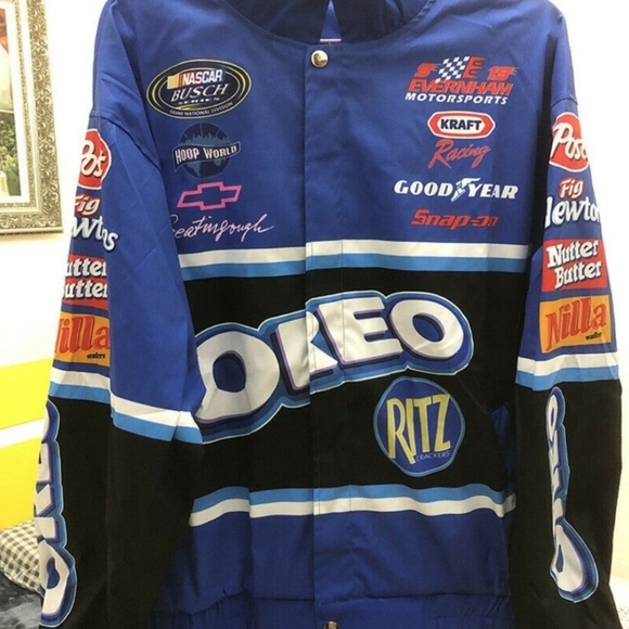 Lightweight Zip-Up OREO Racing Style Jacket - Picture 8 of 8